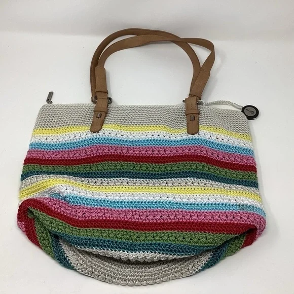 The Sak Multicolor Crochet Tote Bag - Picture 2 of 8